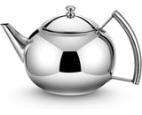 Teapot with Infuser - Stainless Steel - 2 Liter Kettle