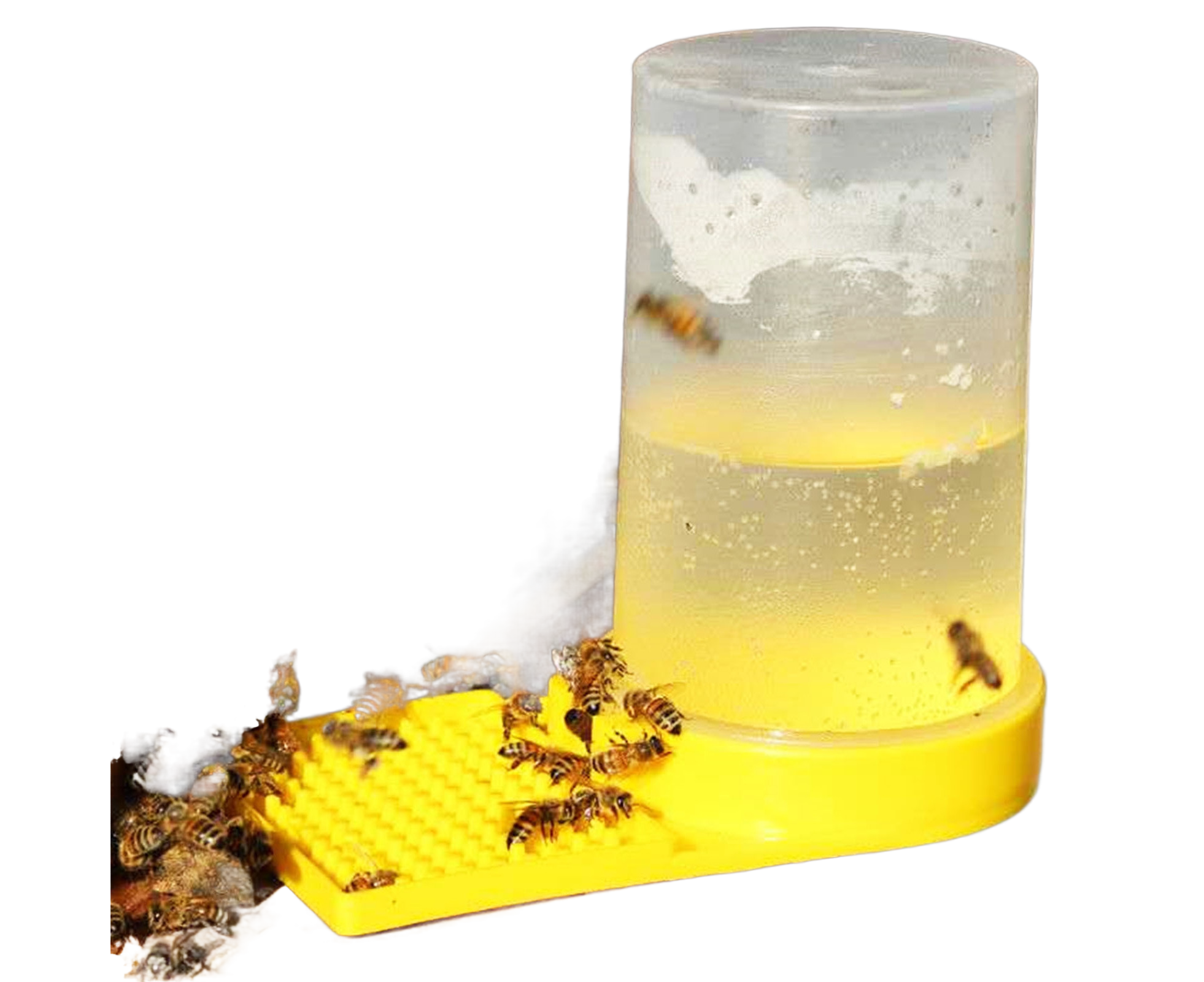 3Pcs Bee Waterers Beekeeping Equipment - Yellow