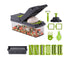 Vegetable Slicer, Onion Mincer Chopper, Vegetable Chopper, Cutter, Dicer, Egg Slicer with Container