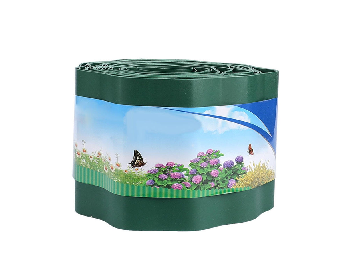 Garden Fence Wavy Design Edging Border - 10cm