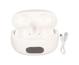 Bluetooth Translator Earbuds Noise Reduction 74 Languages 70 Accents Wireless with Digital Display White