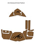 2011 Monterey M3 Swim Platform Step Pad Boat EVA Foam Faux Teak Deck Floor Mat SeaDek MarineMat Gatorstep Style Self Adhesive