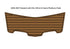 2006-2007 MasterCraft 245 X30 X2 Swim Platform Boat EVA Faux Teak Deck Floor Pad SeaDek MarineMat Gatorstep Style Self Adhesive
