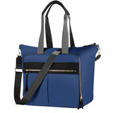 Travel Bag - Women's Travel Bag - Sports & Fitness Bag - Yoga Bag - Sports Bag - Carry-On Luggage - Waterproof & Durable - 40x21x34 cm - Dry/Wet Separation Luggage - Weekend Bag - Dark blue