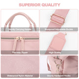 Travel Bag - Women's Travel Bag - Sports & Fitness Bag - Yoga Bag - Sports Bag - Carry-On Luggage - Waterproof & Durable - 40x21x34 cm - Dry/Wet Separation Luggage - Weekend Bag - Pink