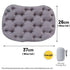 Portable Outdoor Inflatable Seat Cushion, Multi-Functional Inflatable Storage Box and Seat Cushion Combo, Portable Folding Seat Cushion for Camping and Travel, Portable Push-to-Inflate Cushion - Gray