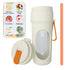 Portable Cordless Juicing Cup, Dual-Lid Design – 12-Blade Juicer, 1500mAh High Capacity, Compact Multi-Functional Portable Juicing Cup for Home Use – Orange