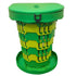 Outdoor Foldable Portable Toilet, Emergency Toilet Seat, Portable Camping Toilet Stool with Height Adjustment - Green