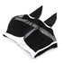 Breathable Horse Face Mask - Mosquito, Insect, and Fly Protection - Equestrian Racing Head Cover - Black - L