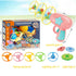 Bamboo Dragonfly Toy Gun Set with Glowing Frisbee Spinner – Outdoor Parent-Child Interactive Toy – Pink