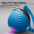Electric Rolling Pet Ball for Cats and Dogs, Durable, Chew-Resistant, Rope-Knot, Squeaky, and Glowing Toy - Blue