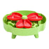 Detachable Rotating Slow-Feeding Pet Bowl, Non-Slip and Choke-Proof Feeding Bowl - Green