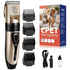 Quiet Pet Grooming Clipper Set for Home Use, Rechargeable Professional Grooming Clipper