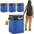 4-Pack 180L Extra-Large Storage Bags, Heavy-Duty, Wear-Resistant, Waterproof Moving Bags - Blue