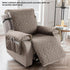 Waterproof and Non-Slip Single Sofa Cushion, Pet-Resistant and Washable Sofa Cover - Taupe