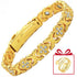 Lucky Clover Magnetic Bracelet with Free Heart Ring Set, Simple Everyday Women&