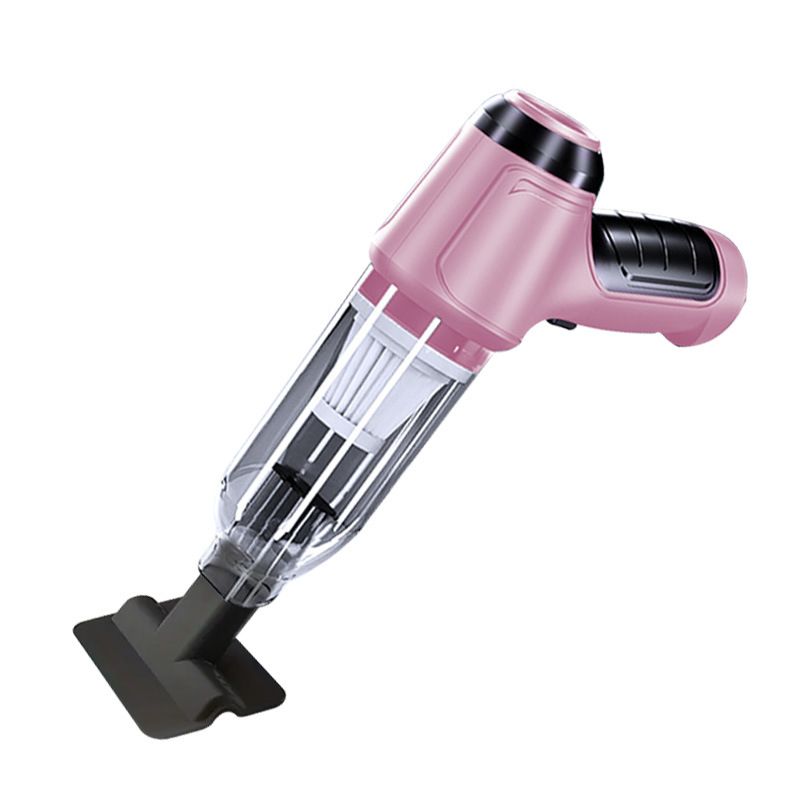 3-in-1 Cordless Handheld Vacuum Cleaner, Multifunction Car and Home Blower and Vacuum for Pet Hair, Window, and Keyboard Cleaning - Pink