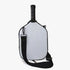 Pickleball Paddle Cover, Breathable Perforated Racket Protector Case with Zipper Pocket & Adjustable Crossbody Strap - White