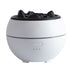 Volcano Flame Aroma Diffuser and Humidifier, 7-Color Changing Lava Fire Essential Oil Diffuser with Timer, 360ml for Home, Bedroom, or Desk – White