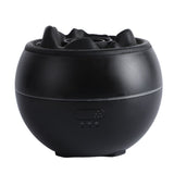 Volcano Flame Aroma Diffuser and Humidifier, 7-Color Changing Lava Fire Essential Oil Diffuser with Timer, 360ml for Home, Bedroom, or Desk – Black