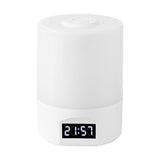 Remote Control Touch Bedside Night Light with Digital Clock, 3 Color Temperature & Dimmable LED Table Lamp,for Bedroom Baby Room Dorm