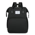 Convertible Baby Bed Diaper Backpack, Waterproof Oxford Multifunction Mommy Bag, 3-Way Hand/Shoulder/Backpack for Travel and Outdoor Use - Black