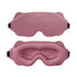3D Contoured Sleep Mask, Breathable Fabric with Adjustable Strap, Light-Blocking Eye Mask for Sleeping, Napping, and Travel—Pink