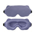 3D Contoured Sleep Mask, Breathable Fabric with Adjustable Strap, Light-Blocking Eye Mask for Sleeping, Napping, and Travel - Purple