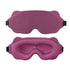 3D Contoured Sleep Mask, Breathable Fabric with Adjustable Strap, Light-Blocking Eye Mask for Sleeping, Napping, and Travel - Magenta