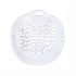 Silicone Laundry Bag, Reusable Breathable Mesh Wash Bag with Zipper, for Delicate Underwear, Bras, and Shoes, Machine Washable—White