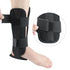Adjustable Ankle Brace, Breathable Stabilizer Splint for Sprain Recovery & Sports Protection - Black M