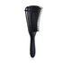 Adjustable 8-Claw Detangler Hair Brush, Hollow Curved Vent Brush for Wet and Dry Hair Styling and Massage - Black