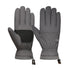 Winter Fleece-Lined Touchscreen Gloves, Windproof, Water-Resistant, Anti-Slip Thermal Gloves for Cycling and Driving, Unisex, One Pair—Gray (One Size Fits All)