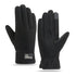 Winter Thick Polar Fleece Touchscreen Gloves, Windproof and Water-Resistant Thermal Gloves for Cycling and Motorcycling, One Pair—Black (One Size Fits All)