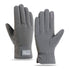 Winter Thick Polar Fleece Touchscreen Gloves, Windproof and Water-Resistant Thermal Gloves for Cycling and Motorcycling, One Pair—Gray (One Size Fits All)