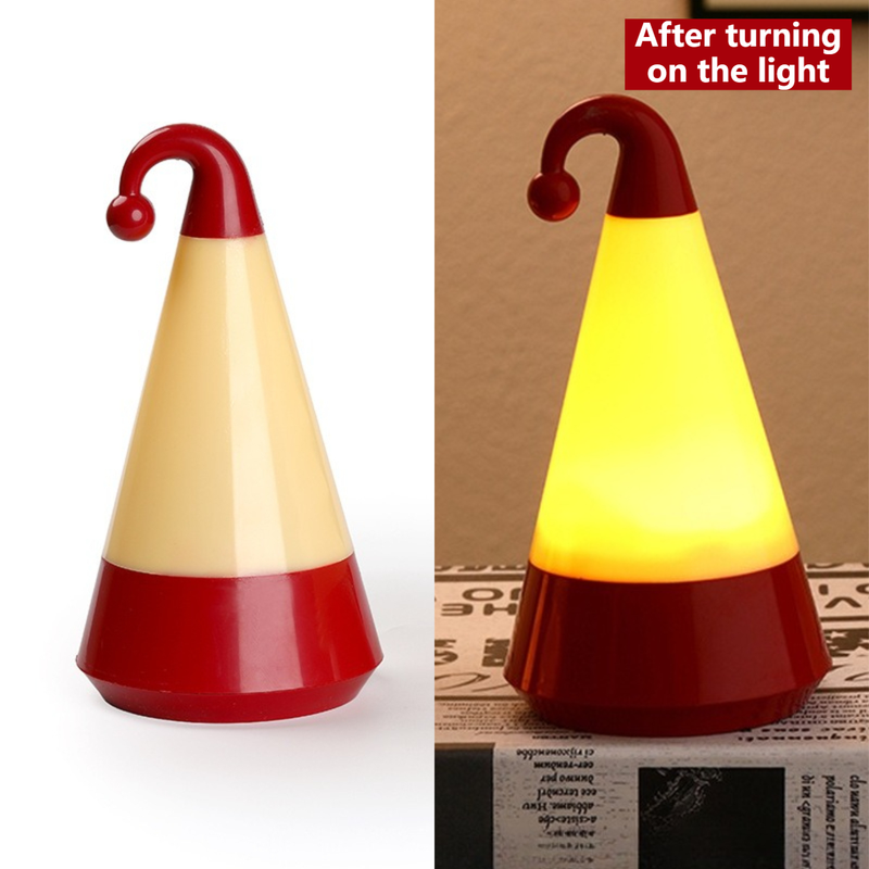 Christmas Hat Shaped LED Night Light, Flicker-Free Warm Lamp Bedroom Decor Christmas Ornament Gift