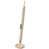 Retractable Double-Sided Back Scratcher, 2-in-1 TPR Itch Relief & Massage Hammer with Hanging Loop—Beige
