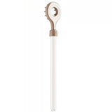 Retractable Double-Sided Back Scratcher, Multi-Function Itch Relief Tool with Ball-Point Massager—Brown