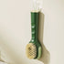 Refillable Liquid Shoe Brush, Soft-Bristle Press-Discharge Laundry Brush for Cleaning Shoes and Clothes—Green
