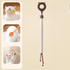 3-in-1 Retractable Pet Scratching Stick, Double-Sided Cat Massage Comb for Cat Grooming—Brown