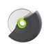 Detachable Stainless Steel Pizza Cutter Wheel with Transparent Protective Cover, Kitchen Baking Slicer Tool—Green