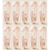 10-Pack Multi-Functional Hook Clips, Stackable Long-Tail Clips for Closets, for Kitchen and Bathroom—Pink