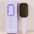 3D Air Cushion Hair Brush, Multi-function Scalp Massage Detangler Comb for Home Hair Styling—Light Purple