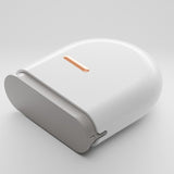 Portable Ventilated Retainer Case, Orthodontic Invisible Braces & Denture Storage Box With Tool Compartment—White