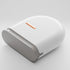 Portable Ventilated Retainer Case, Orthodontic Invisible Braces & Denture Storage Box With Tool Compartment—White