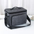 Large Capacity Oxford Cooler Bag, Portable Insulated Lunch Bag for Outdoor Picnics and Office Food Storage—Gray