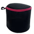 Cylindrical Sandwich Mesh Bra Laundry Bag, Anti-Deformation Underwear Washing Bag — Black