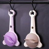 4-in-1 Multi-Function Can Opener, Essential Kitchen Tool for Opening Lids, Multi-Size Bottle Opener - Purple