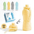 800ml Large-Capacity Food-Grade Silicone Collapsible Water Cup, Portable Outdoor High-Temperature Resistant Water Bottle, Travel & Camping Compressible Water Bottle, Travel Water Cup - Yellow
