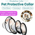 Classic Elizabethan Collar - Anti-Licking Collar - Multiple Sizes - Adjustable - Bite-Resistant - Transparent - Flea & Tick Prevention & Anti-Licking - Velcro Closure - For Cats & Dogs -16-19CM - 1 Piece